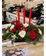 Christmas Centerpiece with 3 Candles  