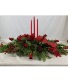 Christmas Centerpiece with Candles 