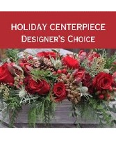 Christmas Centerpiece with Candles 