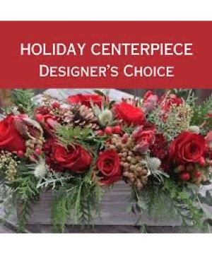 Christmas Centerpiece with Candles 