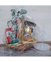 Christmas Chocolate Basket  Gift Basket