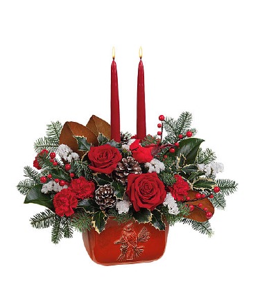 Christmas Classic Centerpiece Arrangement in Winnipeg, MB | Ann's Flowers & Gifts