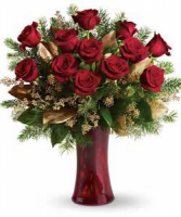 Christmas Classic Red Rose Lavish Collection Roses