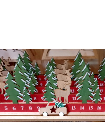 CHRISTMAS COUNTDOWN WOODWORK