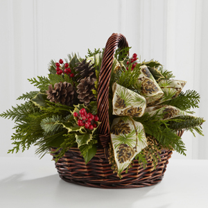 Christmas Coziness  B13-4428 Christmas Basket
