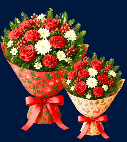 Christmas Cuts- Wrapped- No Vase 