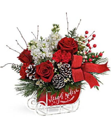 Christmas Day Sleigh Bouquet Christmas