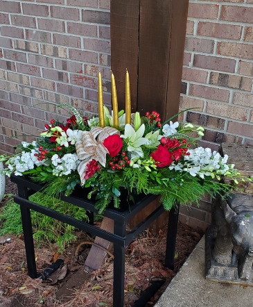 Christmas Dinner Table centerpiece  Any in Dothan, AL | Flowers of Hope