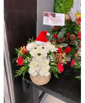 CHRISTMAS  DOG CHRISTMAS  BOUQUET