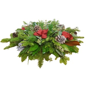 Christmas Evergreen Centerpiece Floral