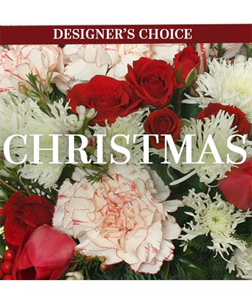 Christmas Flower Arrangement Designer's Choice in Plainview, TX | Kan Del's Floral, Candles & Gifts