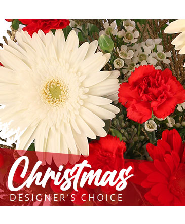 Christmas Flowers Designer's Choice in Wayne, NJ | Jude Anthony Florist