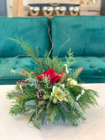 Christmas Fresh Flower Special Centerpiece