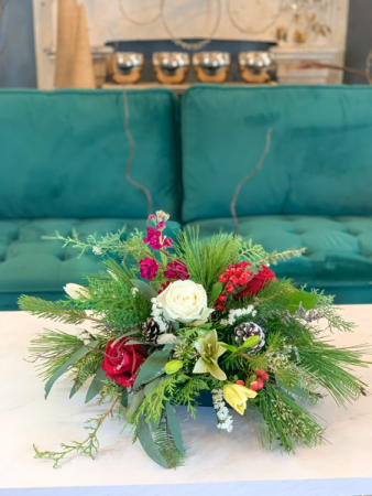 Christmas Fresh Flower Special Centerpiece