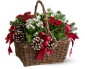 Christmas Garden Basket