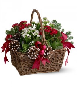 Christmas Garden Basket HFWEB278
