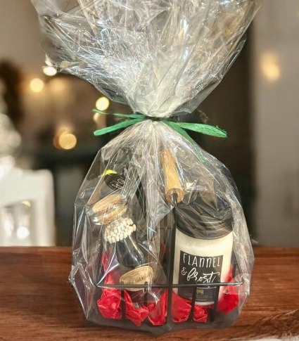 Christmas GIft Set Candle Caddy with Match Sticks