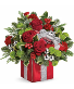 Christmas Gift Wrapped Bouquet Christmas Gift Theme'd Bouquet