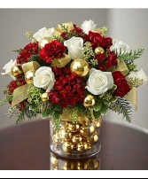 Christmas Glam Vase