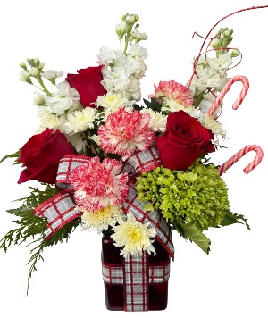 Christmas Glee Vase Arrangement