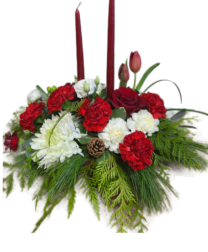 Christmas Glow gbn Table Centrepiece.