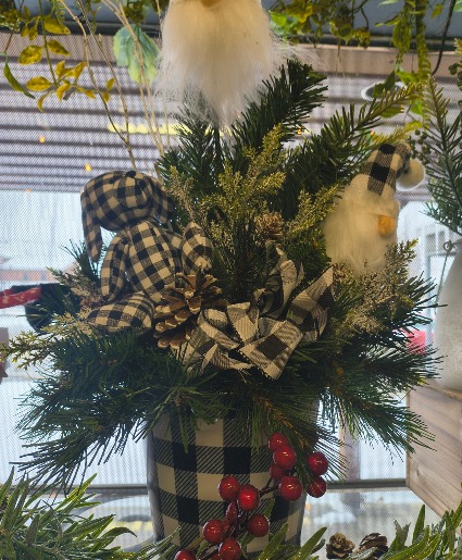 Christmas Gnome Centerpiece  