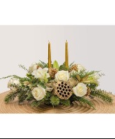 Christmas Gold Centerpiece 