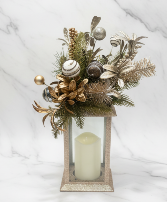 Christmas Gold Lantern Silk 