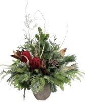 Christmas Greens Centerpiece 