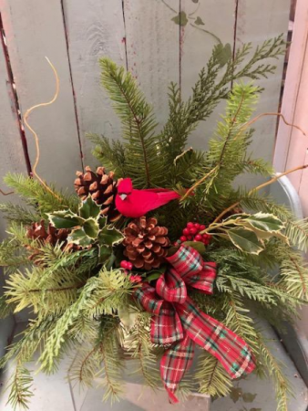 Christmas Greens Pine Greens Arrangement In Monument, Co - Enchanted 