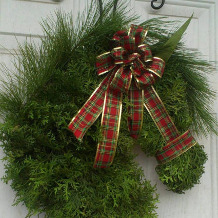 Christmas Horse Wreath Door Hanger