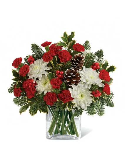 Christmas in Bloom Fresh Arrangement