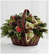 Christmas in New England basket