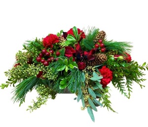 Christmas in the Mountains Table Centerpiece