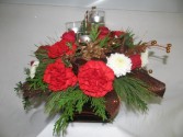 Christmas Jewel table arrangement