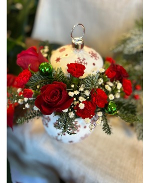 Christmas Joy  Ornament Arrangement