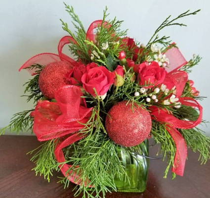 Christmas Joy Vase Design