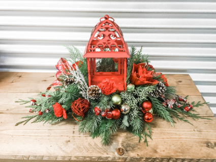 Christmas Lantern Arrangement