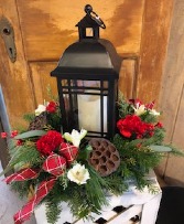 Christmas Lantern Centerpiece