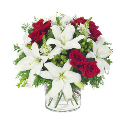 Christmas Lilies Christmas Arrangement