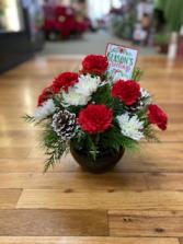 Christmas Love Vase