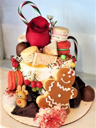 Christmas Mini Deco Cake Sweet Blossoms in Jamestown, NC | Blossoms Florist & Bakery