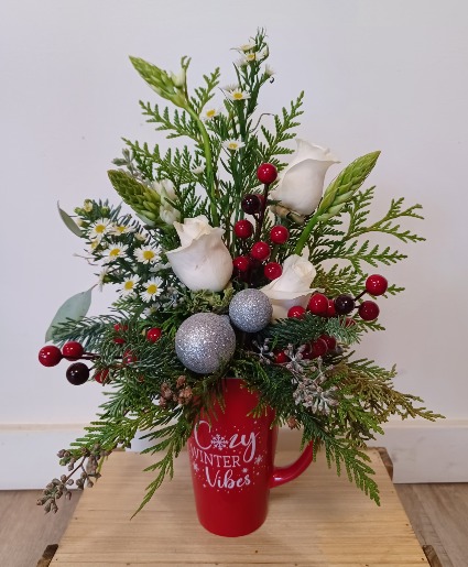 Christmas Mug Arrangement Designer's Choice