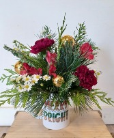 Christmas Mug Arrangement Designer's Choice