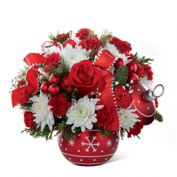Christmas ornament bowl