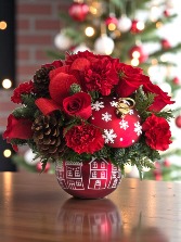 Warm Christmas Home Christmas Arrangement