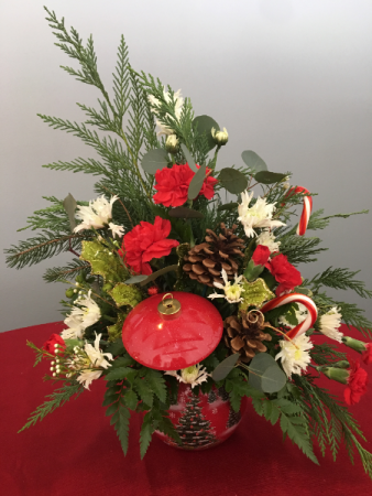 christmas decorations flower arrangements