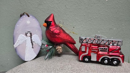 Christmas Ornaments Please call for add Ons