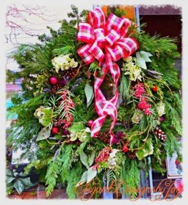 CHRISTMAS OUR HANDMADE CUSTOM WREATHS & HOLIDAY ARRANGEMENTS