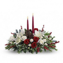 Christmas Peace Candle Centerpiece